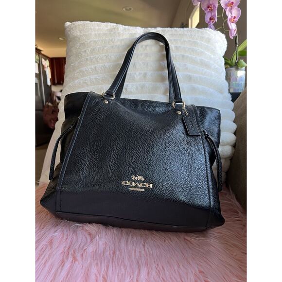 🖤🖤Coach Marlon Tote 91031 Double Front Long Zip Pockets Conceal&Carry 🖤🖤 - Picture 12 of 13